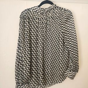 Black and White blouse